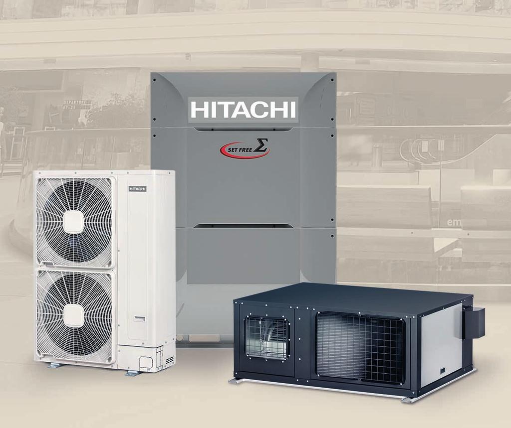 Klimatizace pro komerční aplikace od výkonů 5 kw až po 150 kw VRF systémy, kondenzační jednotky
