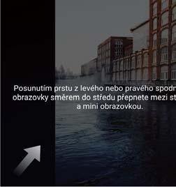 Systémové funkce a nastavení Povolení posunutí klávesnice: Zapněte přepínač Pohyblivá klávesnice.