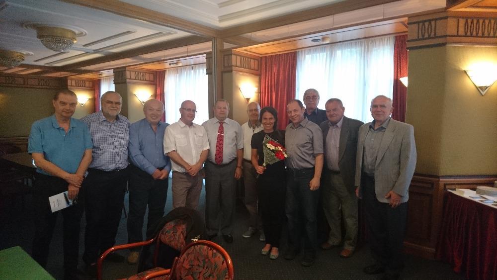 29.5.2017 schůzka RC Karlovy Vary v GH PUPP - salonek Beethoven Expozé B. Peroutka vzpomněl výročí atentátu na Reinharda Heydricha. Protektorát Čechy a Morava trval od roku 1939