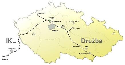 Potrubní doprava Ropovod Druţba z Ruska -nejdelší