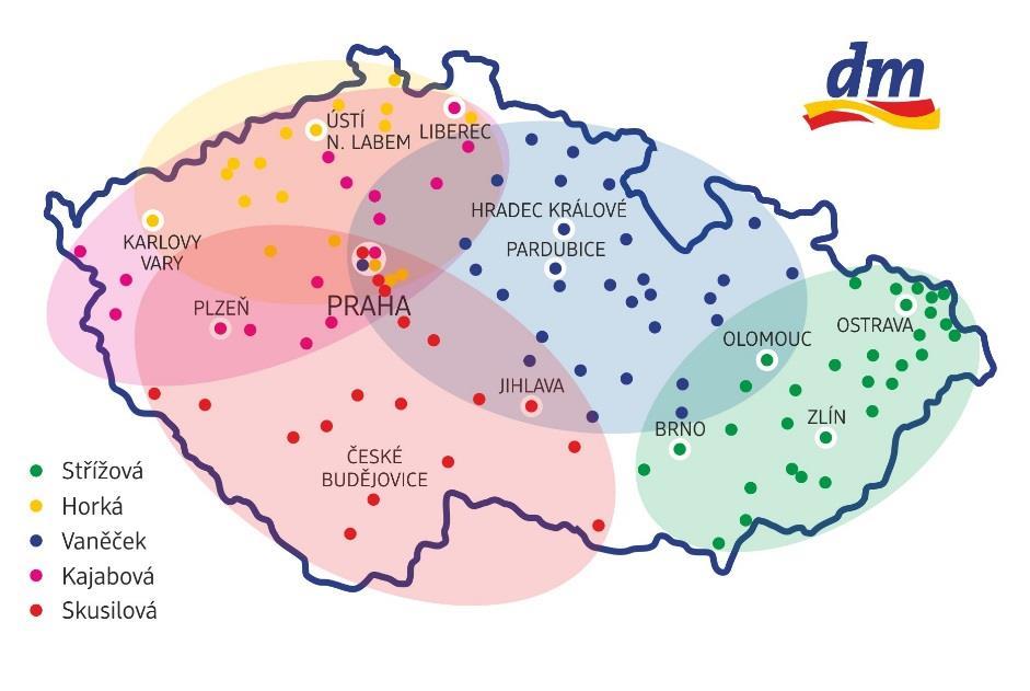 dm Česká republika Vedení společnosti: Gerhard Fischer předsedající jednatel společnosti Martina Horká Markéta Kajabová Veronika Skusilová Alena Střížová Petr Vaněček jednatelka společnosti, vedoucí