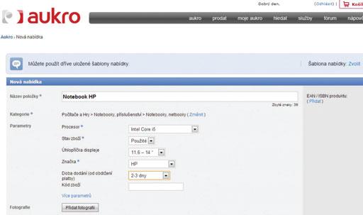 Od vystavení vaší první nabídky vás tedy dělí několik dní, než vám bude aktivační kód doručen. 3 NÁKUP NA AUKRU Přihazovat v aukcích však můžete ihned po registraci.