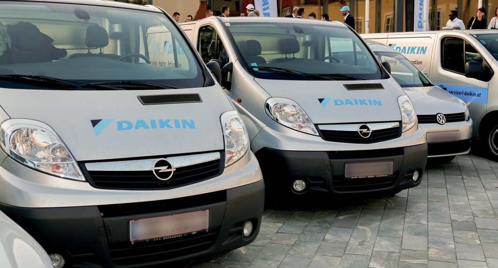 Service Daikin servis Úspora energie nekončí nákupem nebo instalací energeticky úsporného zařízení; zařízení musí být spuštěno za optimálních podmínek.