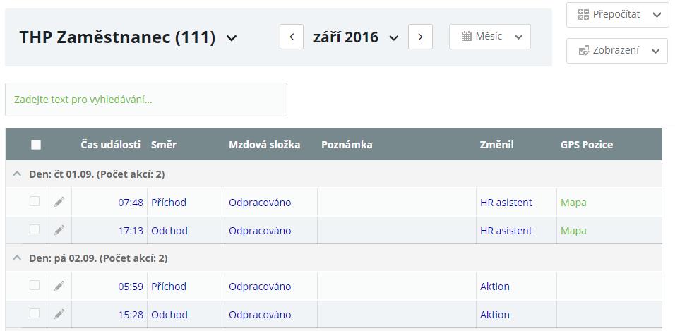 4. Zobrazení uložte stisknutím