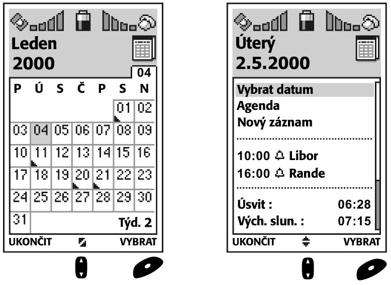 Diář Diáfi s funkcí upomínání je urãen k plánování termínû schûzek, v roãí apod.