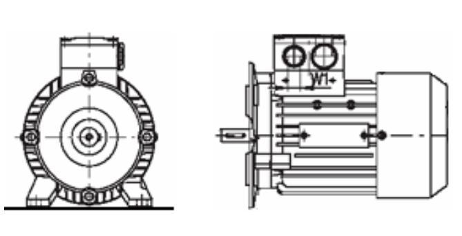 Přehled typů elektrických motorů Elektrické motory mohou být děleny podle různých hledisek, například: podle tvaru (viz obr.