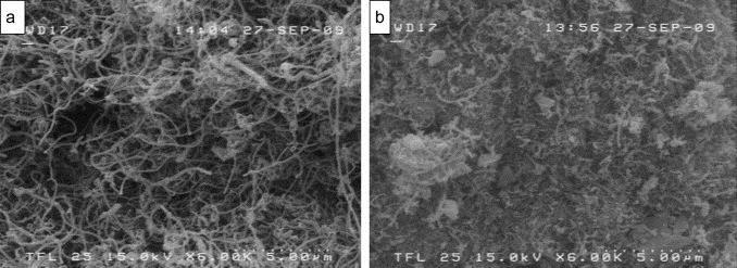 Obr. 12. SEM snímek rozptýlení nanotrubic v povlaku. [15] 2.2.7 Kompozitní povlak Ni P XLS Nanomateriálem (disperzní částí) je zde syntetický jíl.