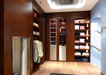 interiors including furnishing (fitted racks and shop