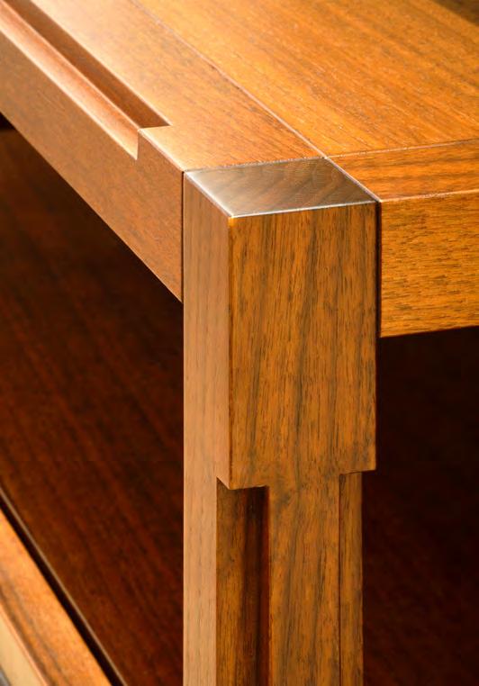 a counter made of white-painted wood GANT MAN shop