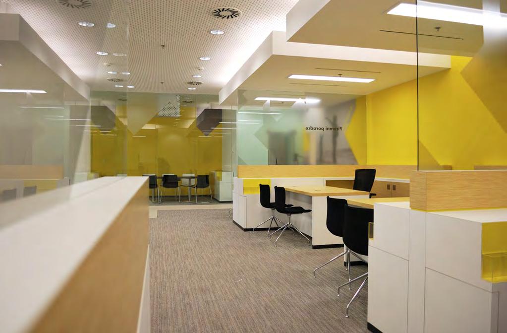 Bank clerks workplaces combination of