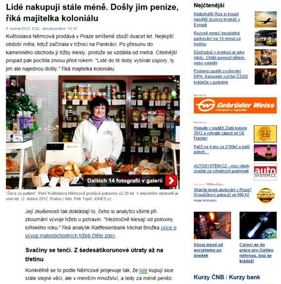 2 Vývoj zpravodajství v tištěných a online médiích jádru nebo dodáním backgroundu interpretací a vysvětlováním.
