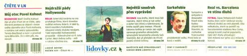 navigační grafiky z vydání Mladé fronty Dnes z 25. 3. 2009). Zdroj: archiv autora Stejně jako Mladá fronta Dnes využívají podobnou navigační infografiku i další české deníky.