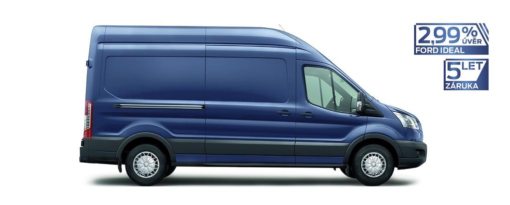 FORD TRANSIT VAN I CENÍK 23místný vůz s přepážkou Transit Van BESTSELLER Rozvor Výkon Maximální nosnost** Objem nákladového prostoru (H2/H3) Mimořádná nabídka* Měsíční splátka L2 96 kw / 13 k / 385