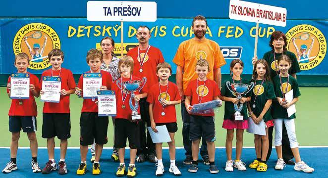 Tenis detí K zásadnej zmene v súťažiach detí prišlo posunutím vekovej hranice na 10 rokov.