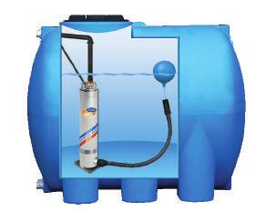 * objem nádoby 300 l nebo 500 l * povrchová polyetylenová nádoba 300 nebo 500 l (olná proti UV záření a řasám) * čerpadlo vybaveno předfiltrem mechanických nečistot * klíč k údržbě filtru je součástí