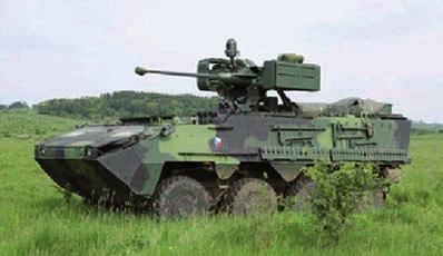 daného zboží do užívání. V roce 2010 bylo dodáno 13 kusů kolových bojových vozidel pěchoty a související druhy zboží.