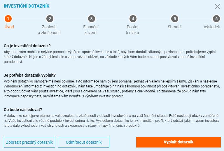 stisknutí tlačítka Vyplnit nový