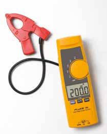 Včetně ohebné proudové sondy iflex délky 45 cm Měření střídavého proudu 2 500 A sondou iflex Měření proudu 1 000 A AC (st) a DC (ss) s pevnými čelistmi Měření napětí 1 000 V AC (st) a DC (ss) Měření