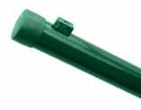 napínacího drátu SLOUPEK + PVC zelená plastová čepička součástí sloupku je zelená příchytka napínacího drátu * součástí sloupku není příchytka napínacího drátu SLOUPEK + PVC, černá plastová čepička,