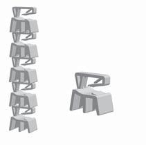do 12 mm Ø nebo 2 x 8 mm Ø Distanční podložky Drunterfix Distanční podložka
