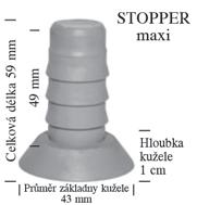 plastu s vnitřním průměrem 22 mm.