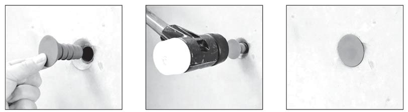 s vnitřním průměrem 22 mm. Odpadá nákladné vlepování vláknocementových zátek. Č. výr.