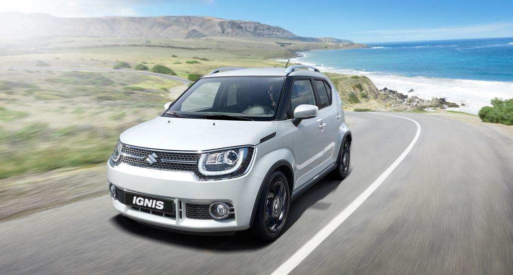 Ignis probudí Vaše smysly Suzuki Ignis je kompaktní crossover s výrazným nekonvenčním designem kombinovaným s univerzální praktičností pro život v moderních