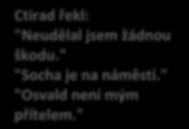 Samuel řekl: "Jsem nevinný.