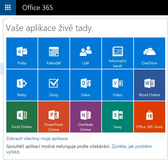 Office 365 Po prvním přihlášení