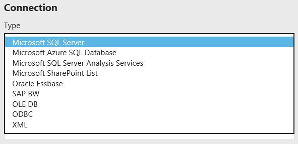 Definování Data Source Pro