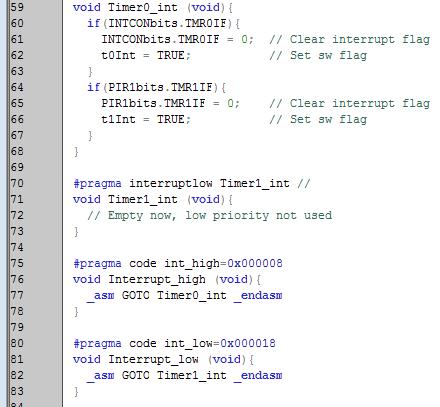 Example: 1x interrupt, 2 interrupt sources