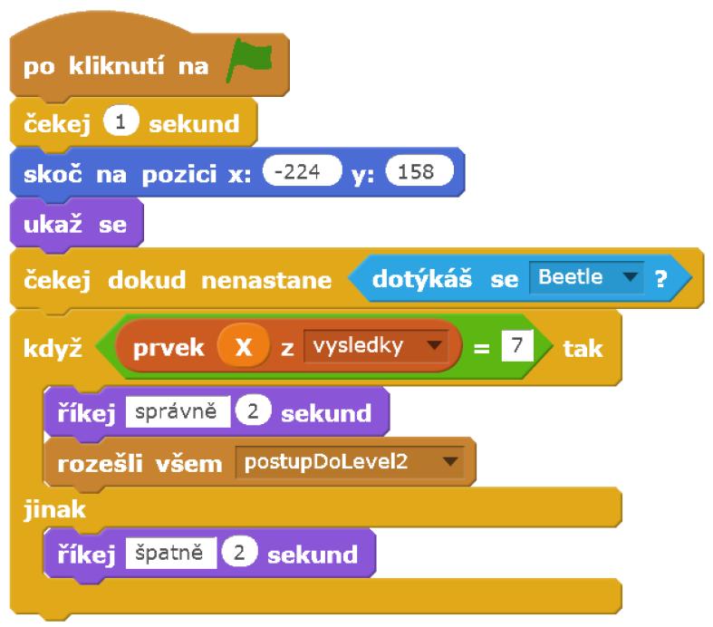 Ve druhé etapě (nové Číslice, nové Bludiště, nová pozice Brouka) jde o řešení podobných úkolů jako v první etapě. Po zvládnutí první etapy by tak ani s druhou neměli mít žáci problém.