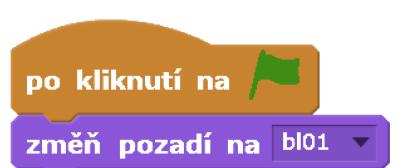 Na začátku hry je ze seznamu příkladů vybrán jeden příklad náhodně, který pak Brouk zobrazí v bublině. Číslo vybraného příkladu se uloží do proměnné X.