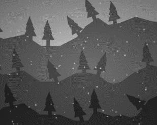 proměnná 0 seznamy 0 nové bloky Black Earth, White Snow Interaktivní velice jednoduchá vánoční pohlednice.