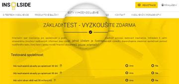 Insolside Splňte svoji zákonnou povinnost! Otestujte, zda vaší společnosti nehrozí insolvence. Povinnost provádět testy insolvence stanoví obecně závazné předpisy.