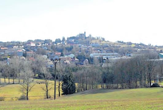 Strana 6 NA NÁVŠTĚVĚ TÝDENÍK CESTA VYSOČINOU Starosta Borové Aleš Uttendorfský to vidí pozitivně Daří se nám posouvat městys kupředu Ten borovský kostelíček stojí na vršku... (KHB).