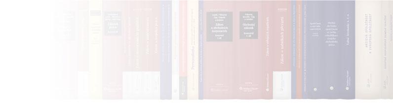 Specializace Správní právo zvláštní předpisy Komentáře k předpisům Krizový zákon (240/2000 Sb.) J. Vaníček / O.Vodehnal Lázeňský zákon (4/2001 Sb.) J. Staněk Plemenářský zákon (154/2000 Sb.) M.