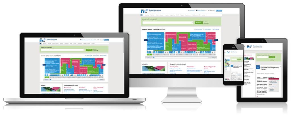 Řízení školy online Aplikace pro řízení školy Ucelený zdroj aktuálních a ověřených informací pro řízení a vedení školy. Vše stručně, jasně, srozumitelně a přehledně.