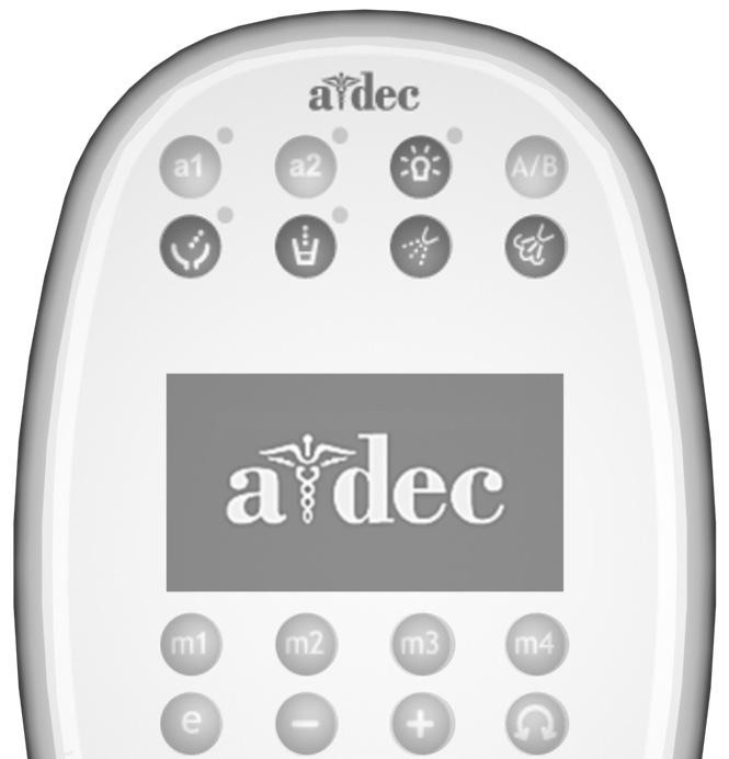 panel A-dec 500 Deluxe Ovládací