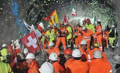 Gotthardský úpatní tunel nejen že je při svých 57 kilometrech délky nejdelším tunelem na světě, ale zároveň se řadí k největším evropským environmentálním projektům.