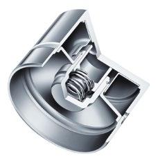 3 Konstrukce a funkční charakteristika prvků pro vymezování ventilové vůle Hydraulická hrníčková zdvihátka Hydraulická hrníčková zdvihátka automaticky vymezují ventilovou vůli během chodu motoru.