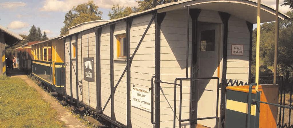 KOLEJ WĄSKOTOROWA TRZEMES- ZNA NA ŚLĄSKU-OSOBŁOGA Kolej wąskotorowa znajduje się na północ od Krnowa i jest jednym z najbardziej znaczących zabytków technicznych w krnowskim mikroregionie.