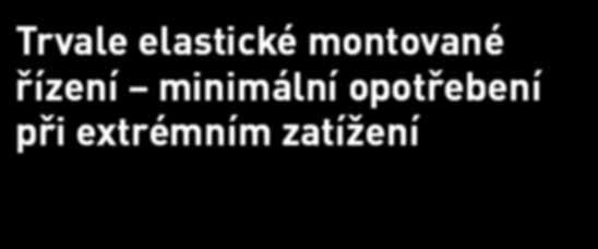 vysoce zatížitelné bez švů nebo šroubení Přední a zadní kónus Maximální