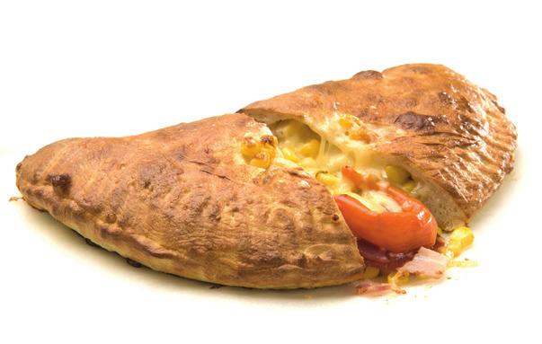 CALZONE - PIZZA KAPSY 130. CALZONE DI SALAMI 170,- pomodoro, mozzarella, šunka, slanina, salám milano 131. CALZONE DI FORMAGGIO 170,- smetana, mozzarella, niva, hermelín, tvarůžky PIZZA BROT 132.
