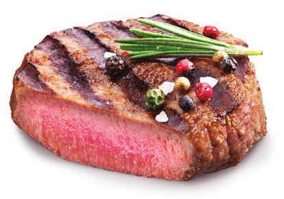 Steak z vepřové krkovičky (200g) 165,- podávaný s grilovanou baby kukuřicí a paprikou 24. Grilovaná vepřová krkovička (200g) 162,- gratinovaná sýrem s modrou plísní a anglickou slaninou 25.