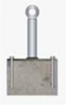 EAP BETON Označení Výška Výška nad skladbou Materiál výrobku: nerezová ocel mm mm Kód PRIMO EAP BETON 8 AD K připevnění do betonu, min. C20/25 Beton min.