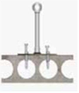 Označení Výška Výška nad skladbou Materiál výrobku: nerezová ocel mm mm Kód PRIMO EAP 3 SP HO Do dutých předpjatých panelů Předpjatý beton min.