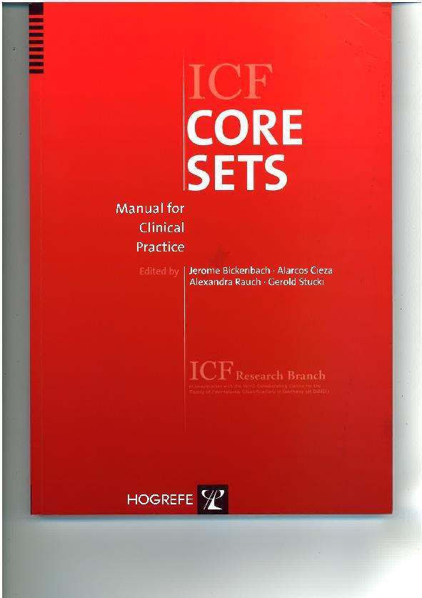 Švestková O. /2013/ kapitola: ICF model and functioning of patients with MS and after TBI according to ICF core sets In: Opara J.