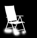 lze kombinovat také se židlí FDZN 5110 sestava složená z 6 křesel, stolu a slunečníku stůl 150 x 96 x 71 cm s deskou z černého tvrzeného skla rozměr