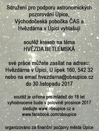 Drobné soutěže probíhají během některých jednotlivých akcích, ať již na hvězdárně přímo, nebo i mimo.